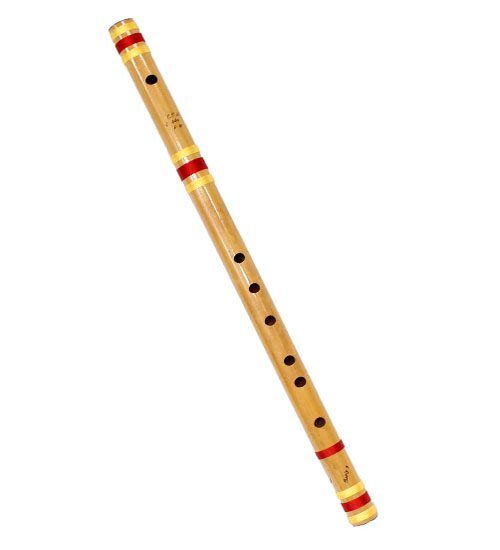 Flute Bansuri Medium Size Natural A to C - A Sharp