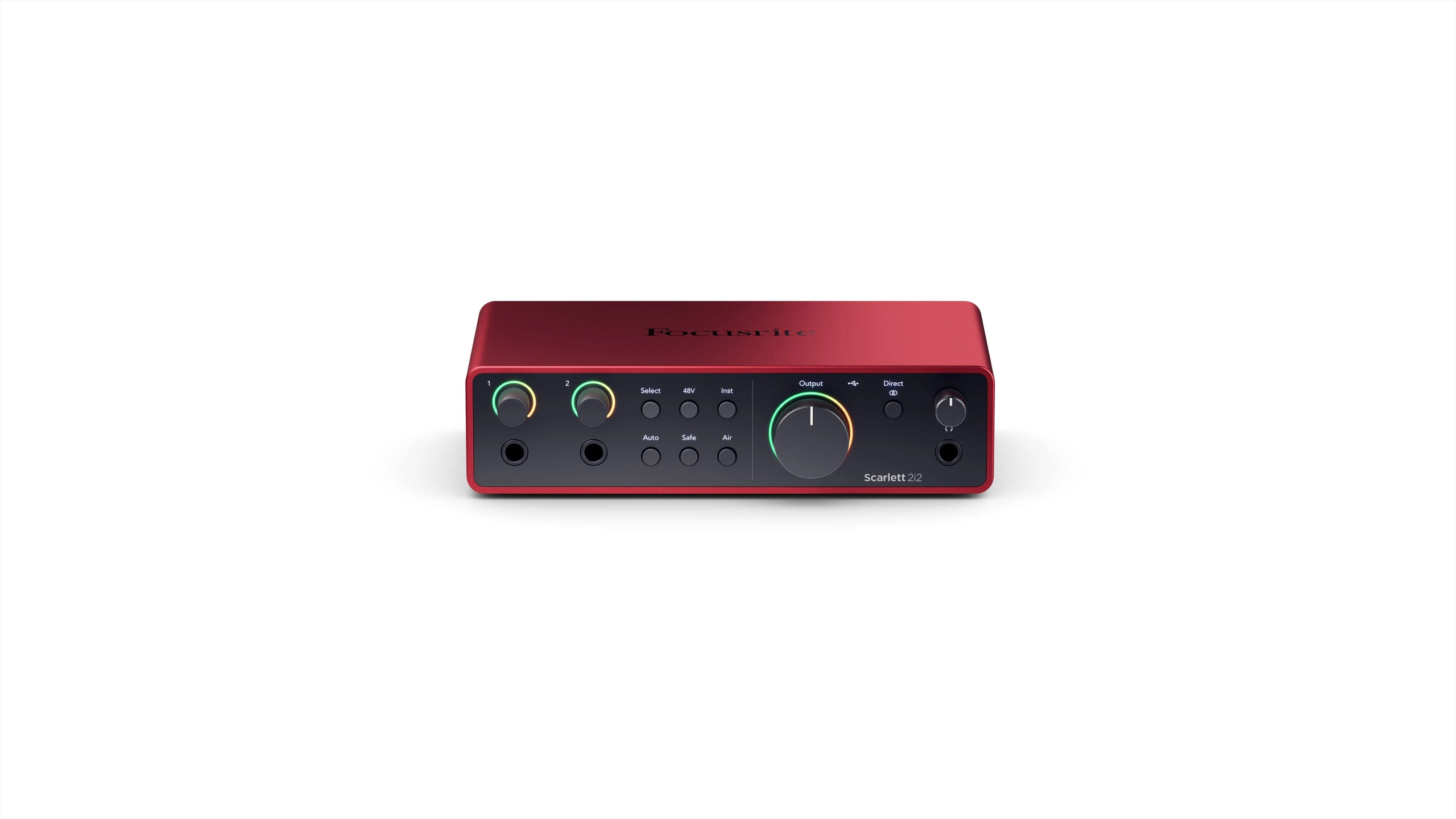 Focusrite Scarlett 2i2 4th Gen USB Audio Interface - Red